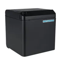 Реновиран принтер Metapace T-40, USB, RS232, Ethernet, 8 dots/mm (203 dpi), cutter, black | Като нов